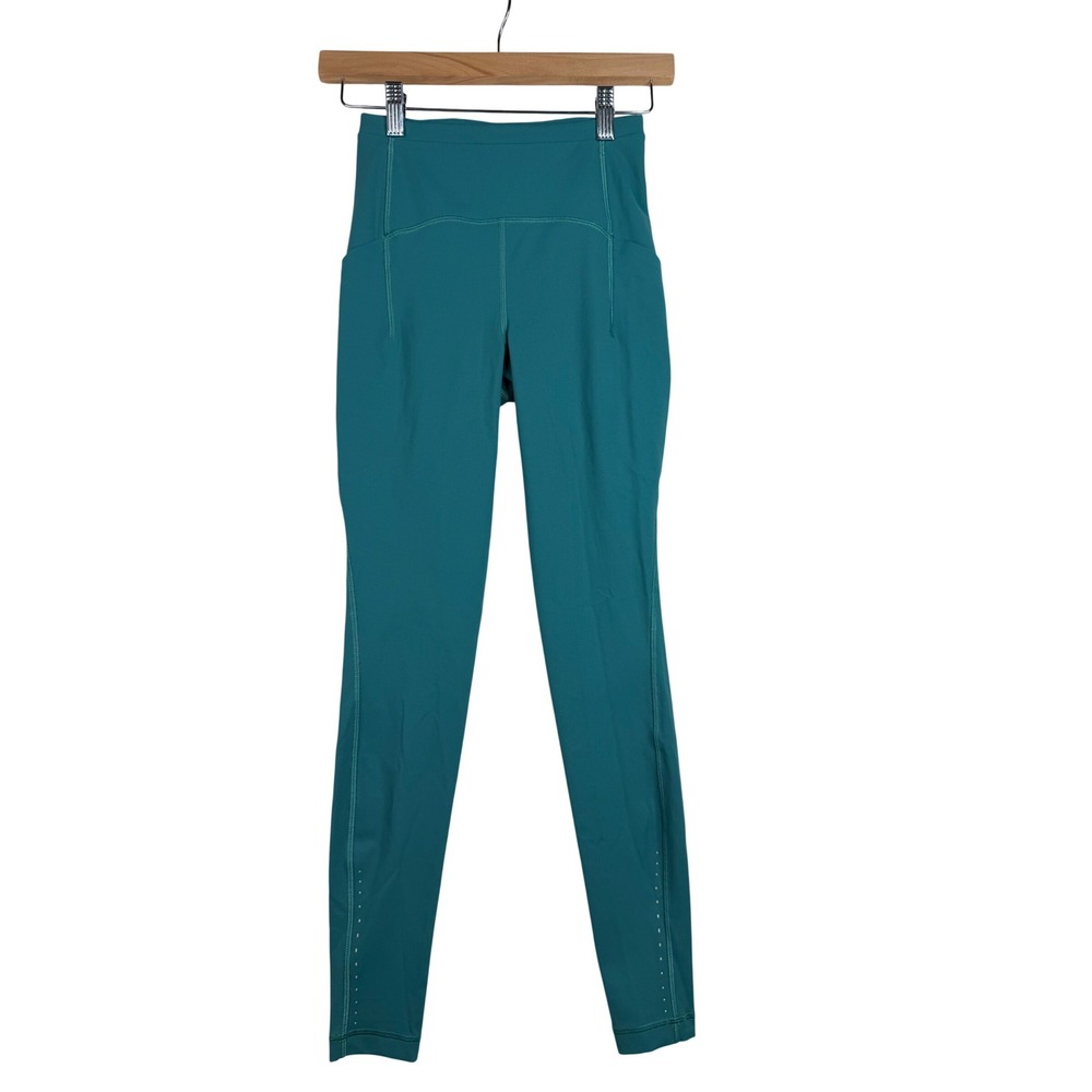 Lululemon Swift Speed HR Leggings size 2 Blue-Green